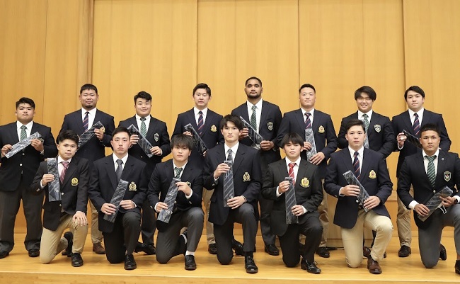 「東海学生ラグビーリーグ2021　BEST15」本学学生６名が選出