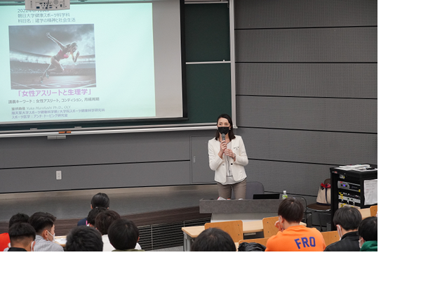 室伏由佳氏を講師にお迎えし、「建学の精神と社会生活」で講義を実施！